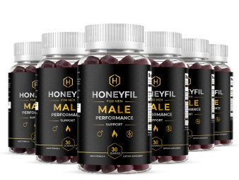 Six bottles of honeyfil, 180-day supply, most popular package